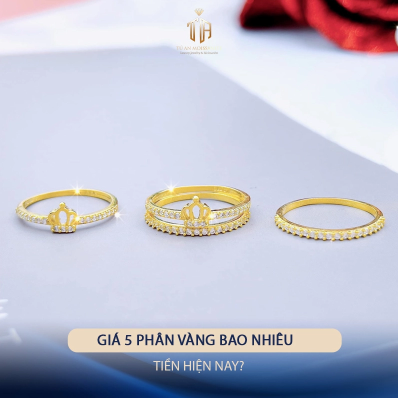 5 phân vàng bao nhiêu tiền