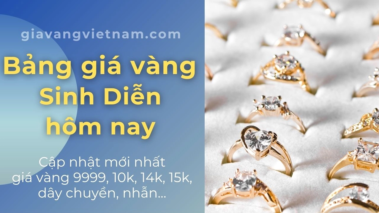 Bảng giá vàng Sông Tiền mới nhất hôm nay