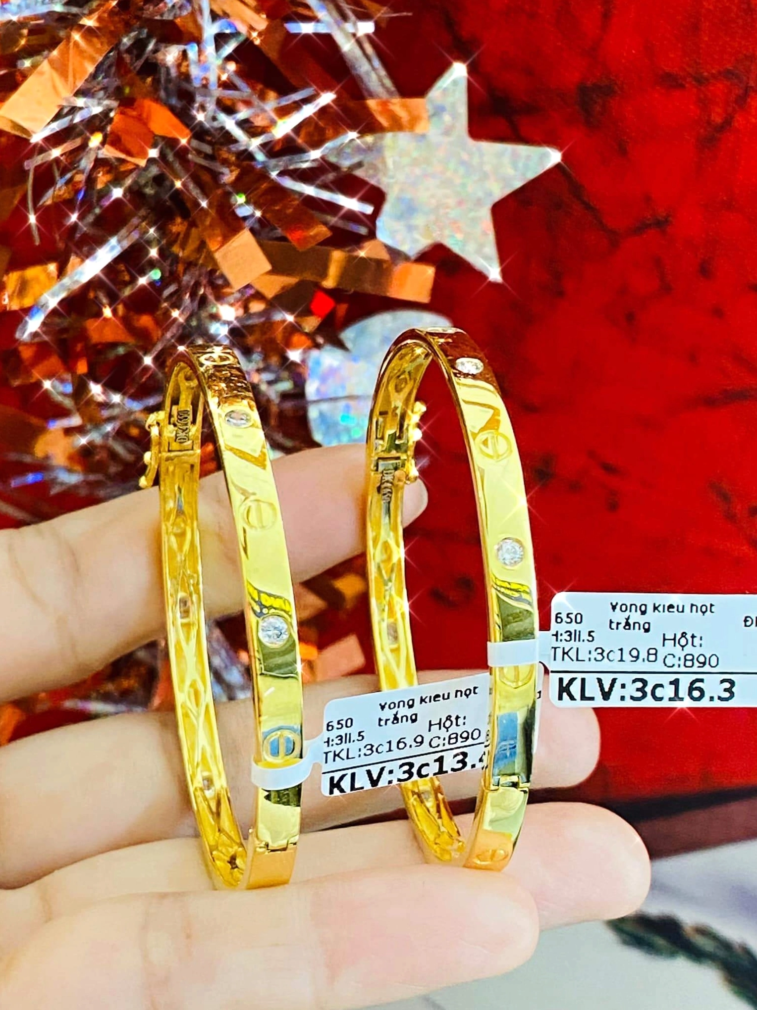 Bảng giá vàng tại tiệm vàng Đặng Khá