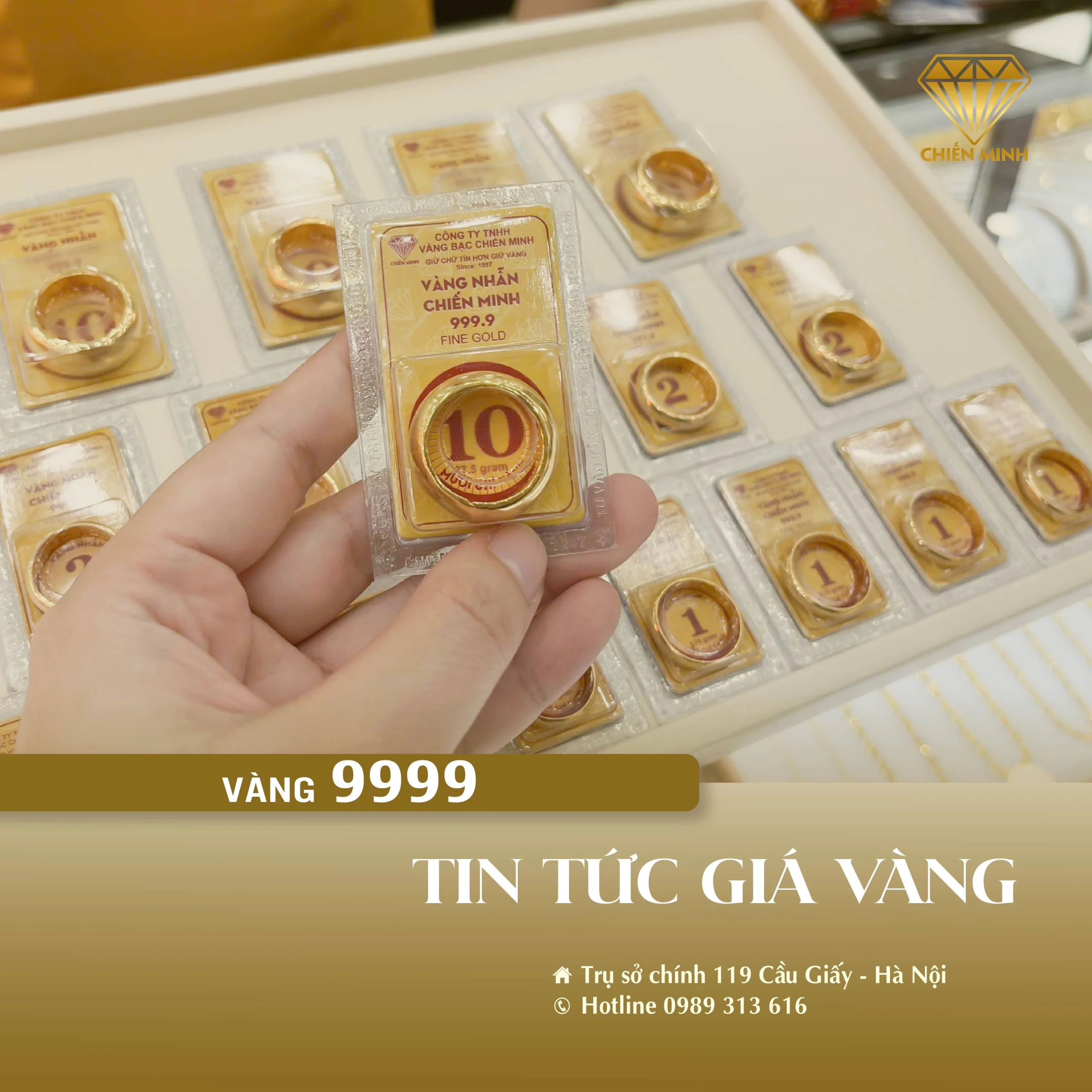 Biểu đồ biến động giá vàng hôm nay