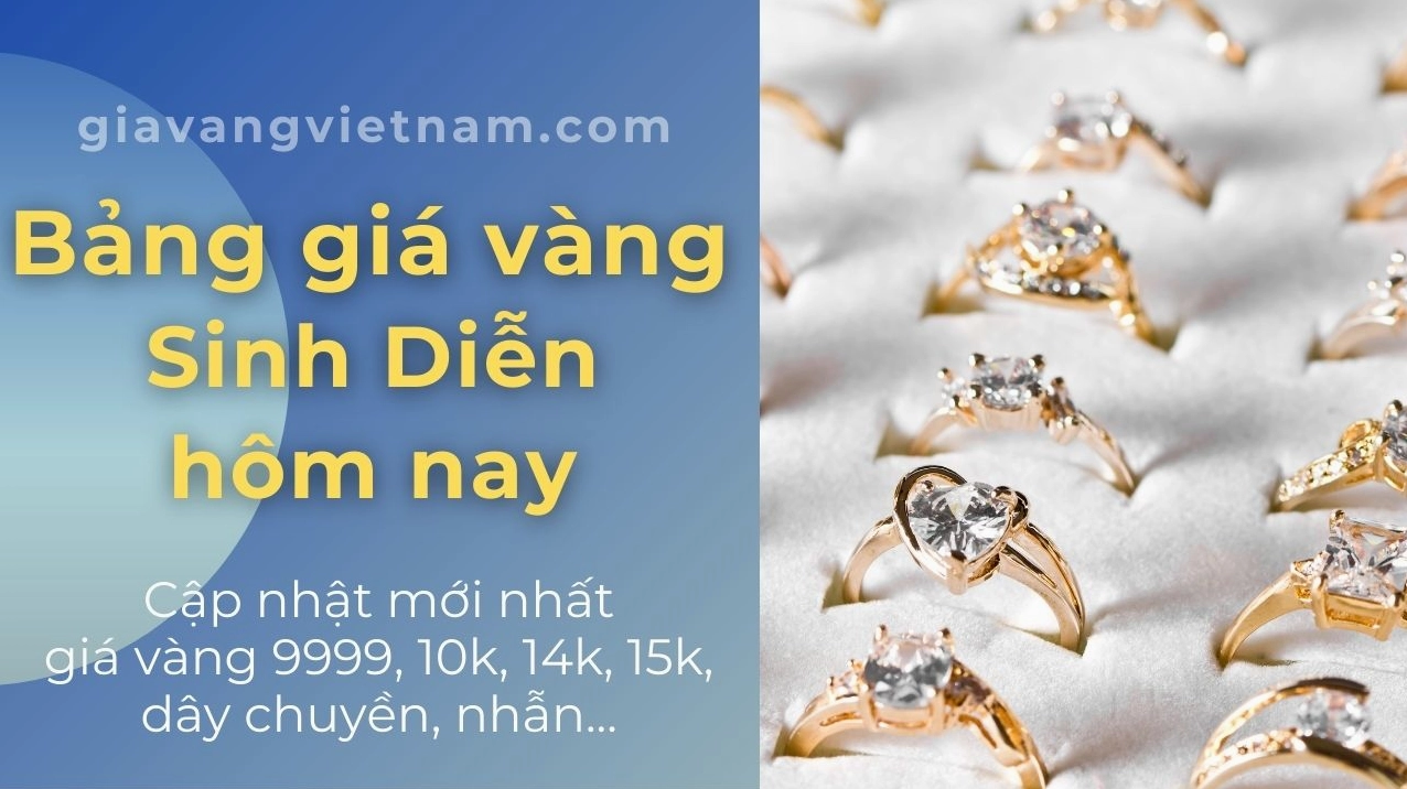 Biểu đồ biến động giá vàng sinh diễn