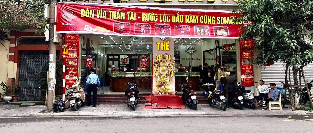 Biểu đồ chênh lệch giá vàng