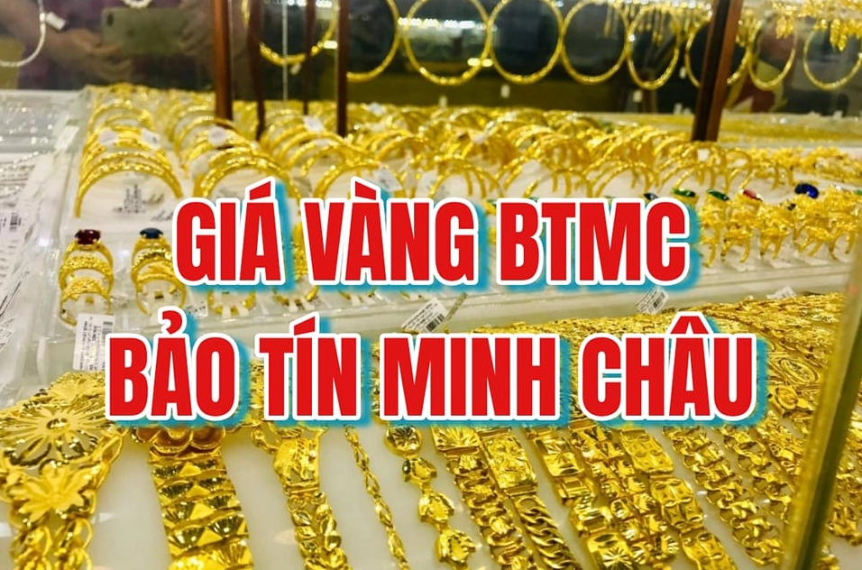 Biểu đồ giá vàng Bảo Tín Minh Châu theo thời gian