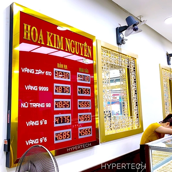 Biểu đồ giá vàng biến động theo thời gian