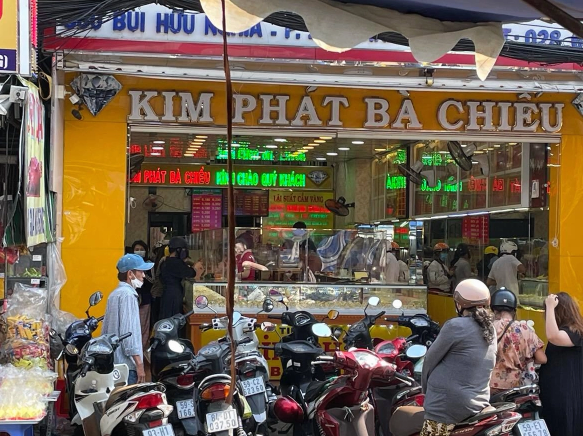Biểu đồ giá vàng biến động