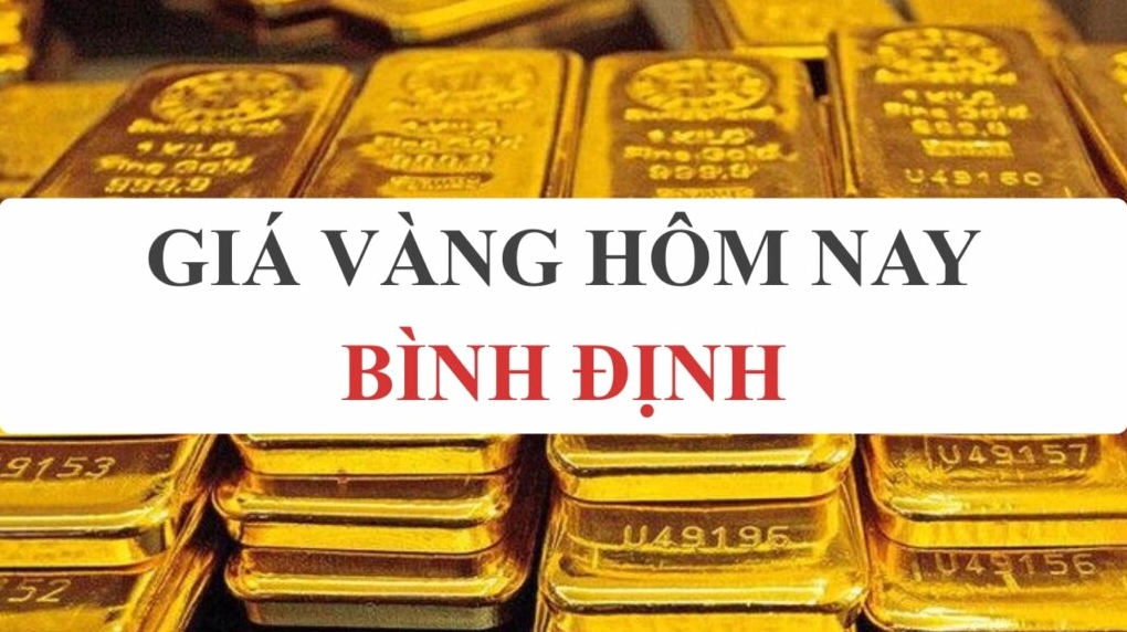 Biểu đồ giá vàng Bình Định hôm nay