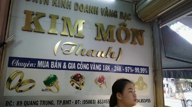 Biểu đồ giá vàng Kim Môn hôm nay