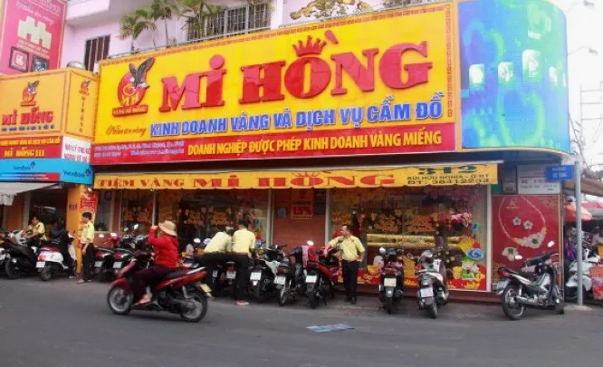 Biểu đồ giá vàng Mi Hồng