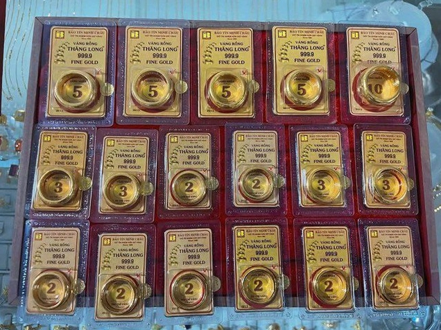 Biểu đồ giá vàng nhẫn 9999 Bảo Tín Minh Châu 2026