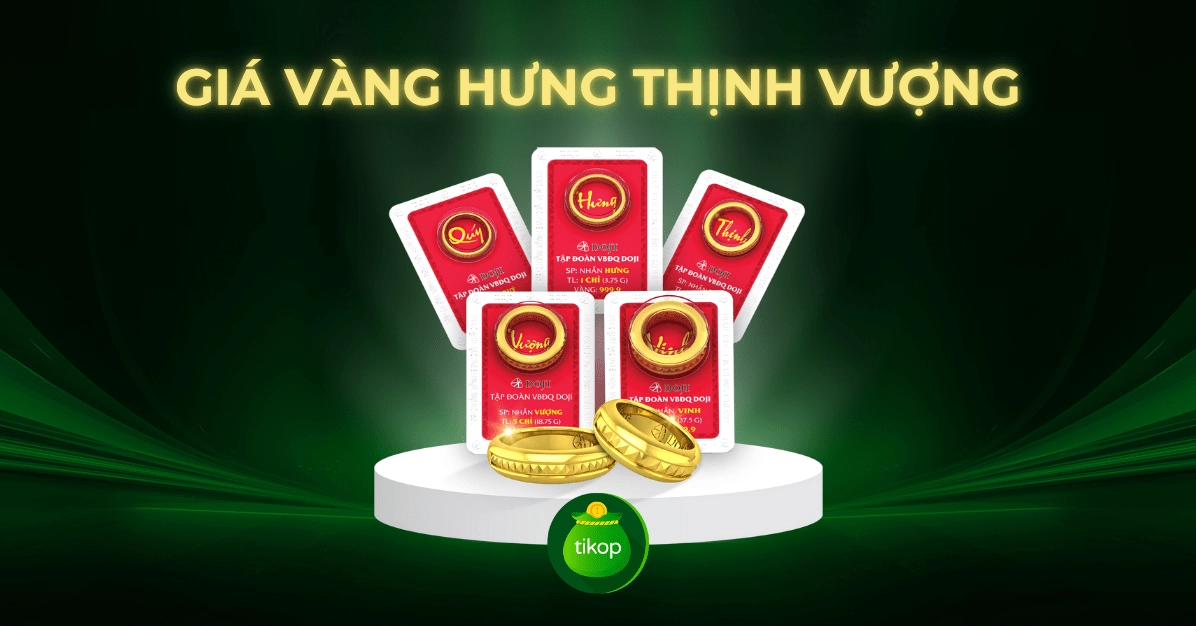 Biểu đồ giá vàng nhẫn Hưng Thịnh Vượng