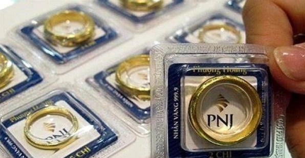 Biểu đồ giá vàng nhẫn PNJ