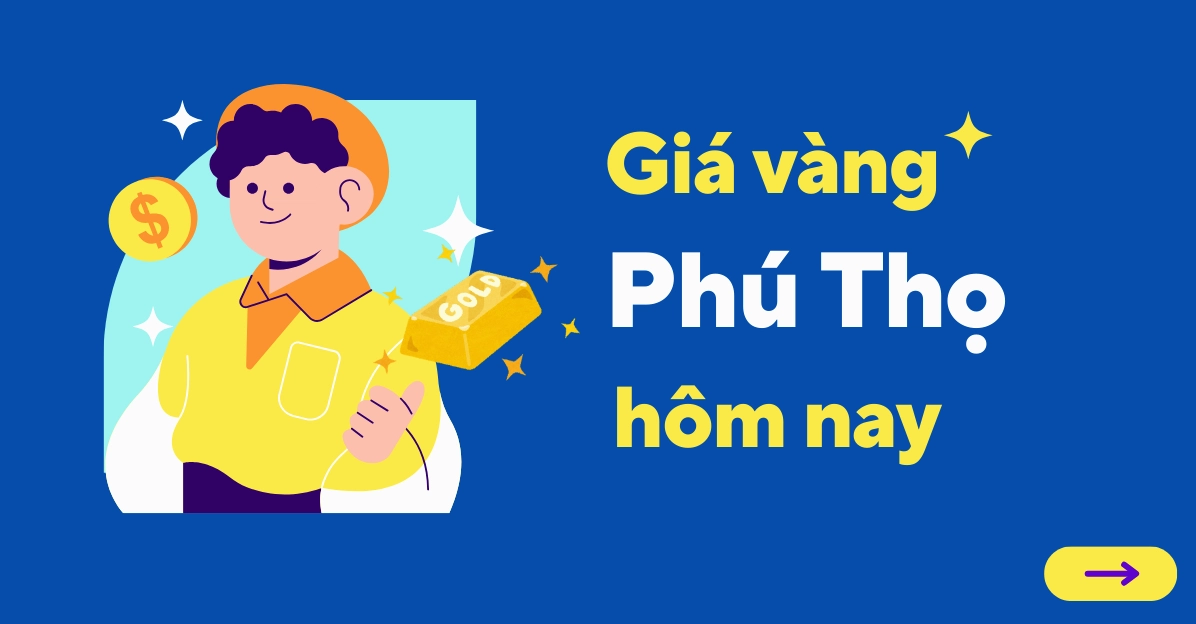 Biểu đồ giá vàng Phú Thọ