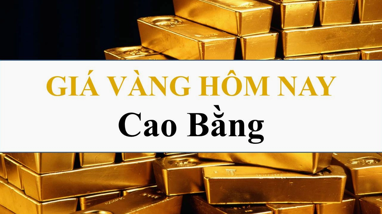 Biểu đồ giá vàng SJC tại Cao Bằng
