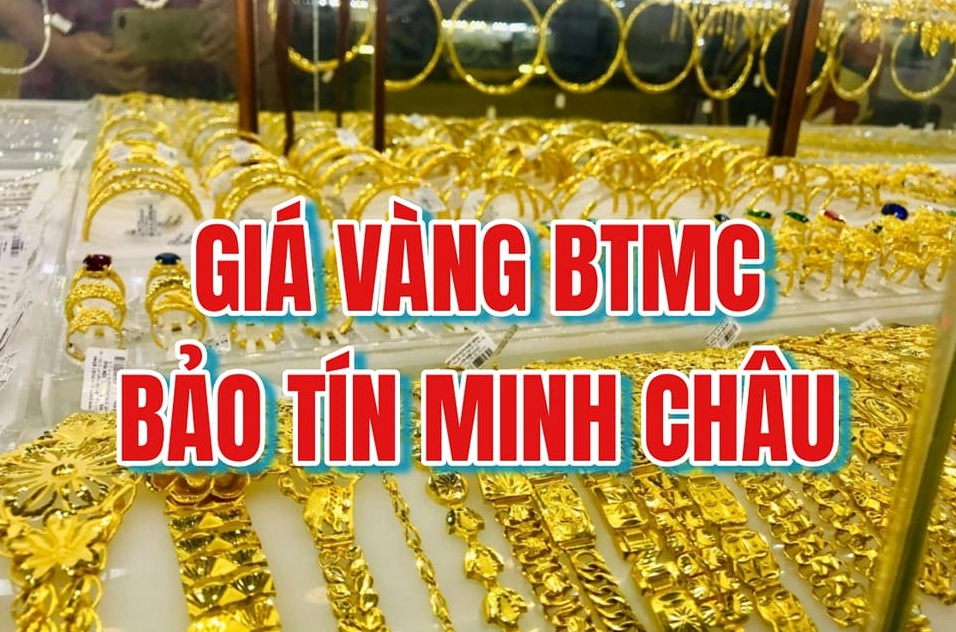 Biểu đồ giá vàng tại Bảo Tín Minh Châu