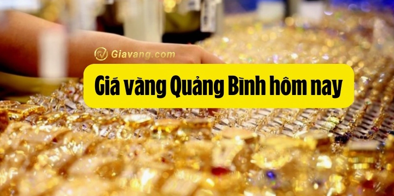 Biểu đồ giá vàng tại Quảng Bình hôm nay