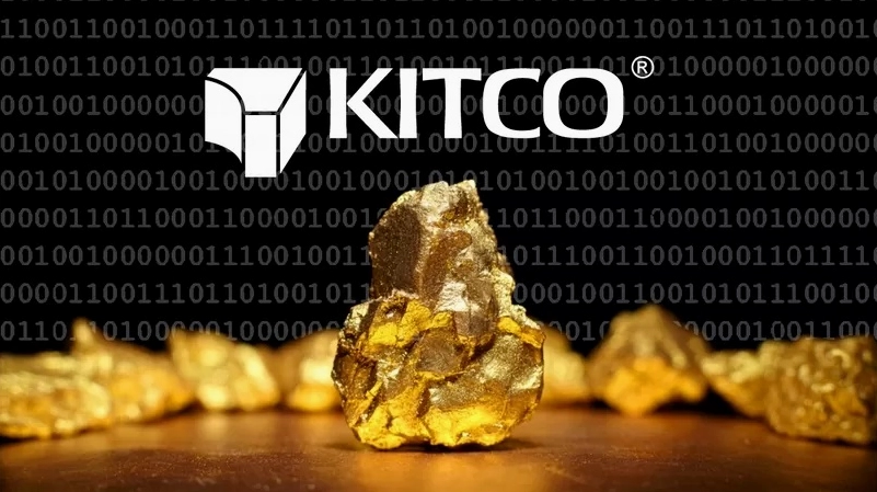 Biểu đồ giá vàng trên sàn Kitco