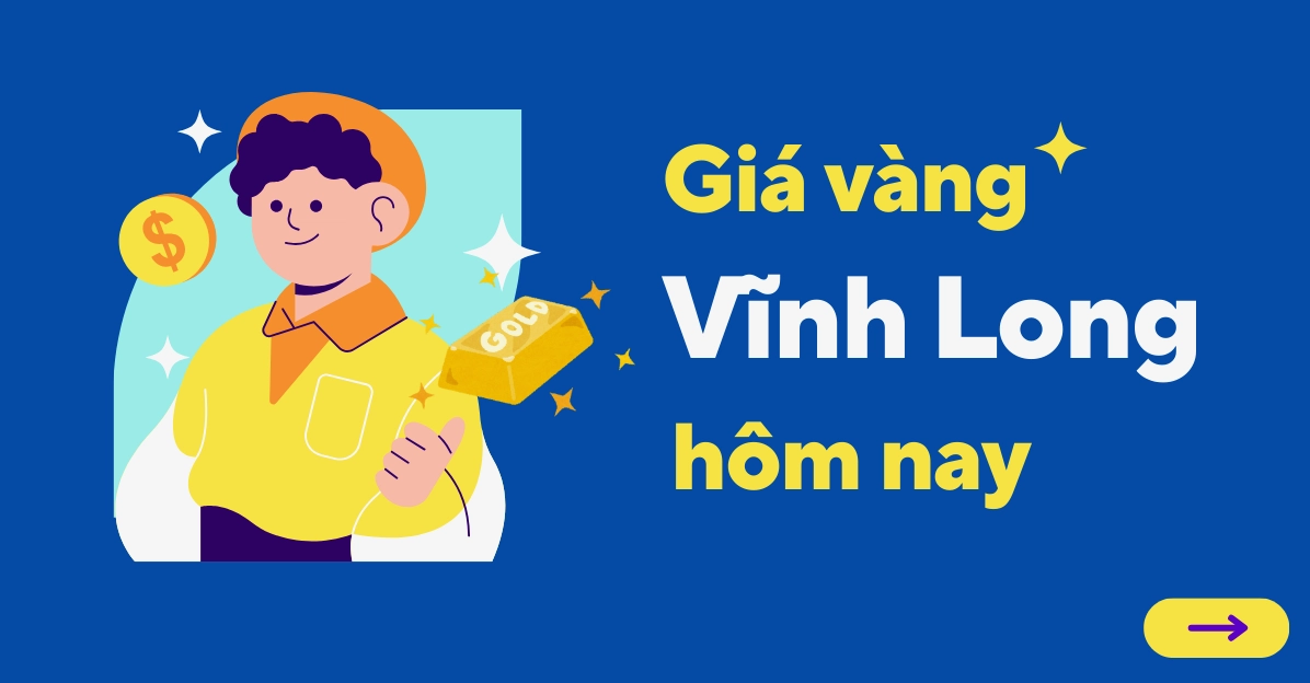 Biểu đồ giá vàng Vĩnh Long