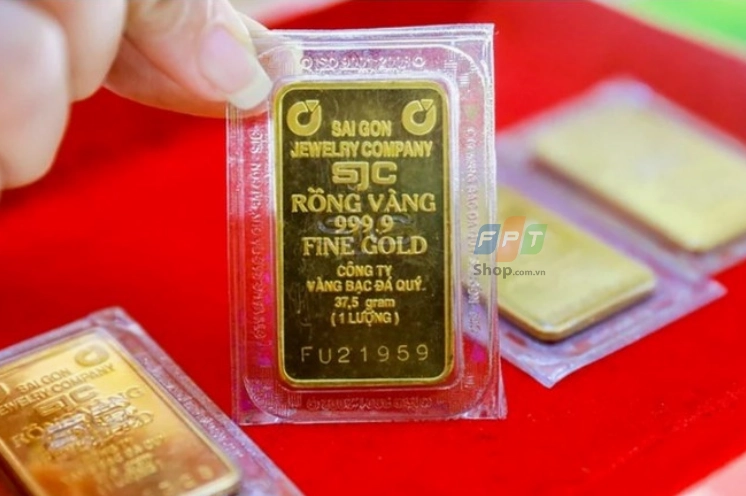 Biểu đồ so sánh vàng SJC và vàng 9999