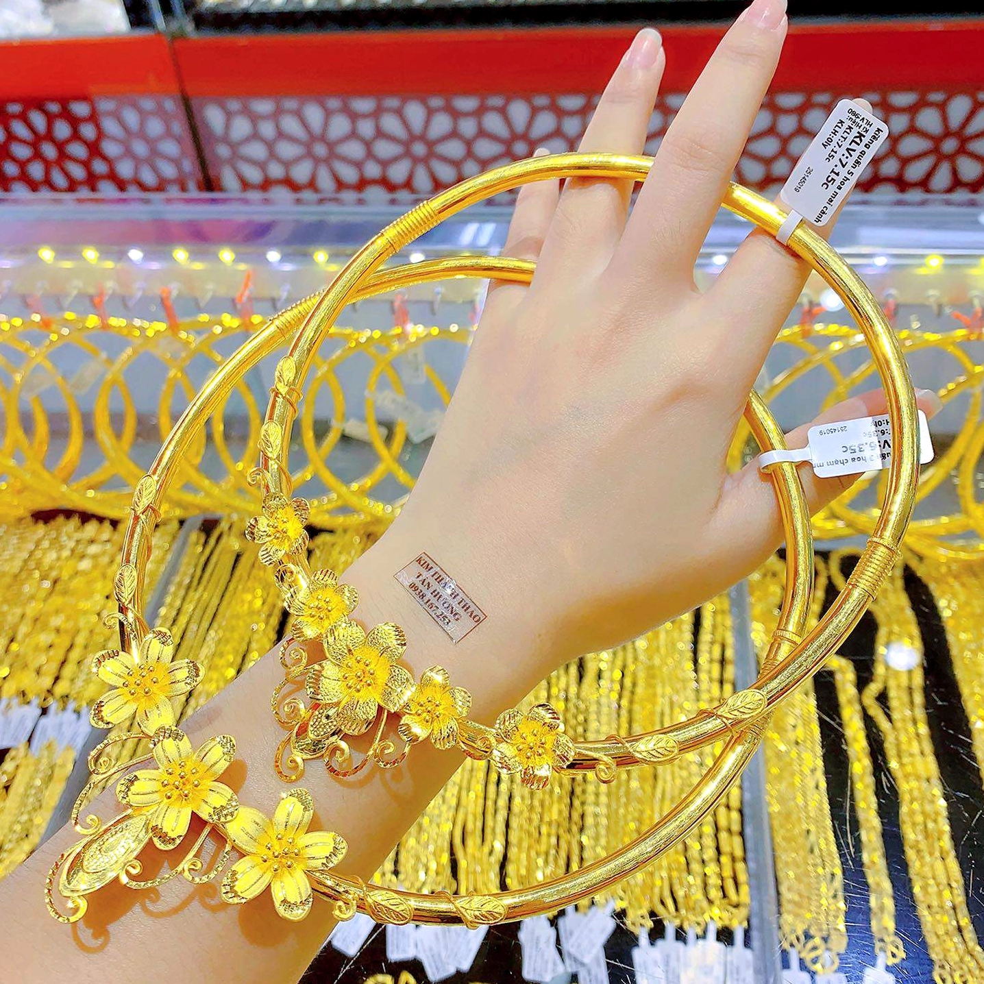 Biểu đồ tăng trưởng giá vàng