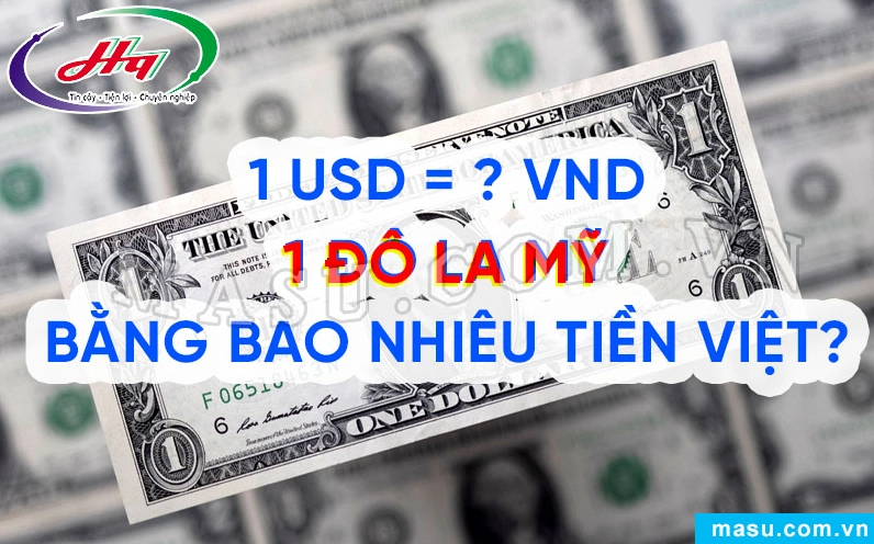 Biểu đồ tỷ giá đô la Mỹ và tiền Việt Nam