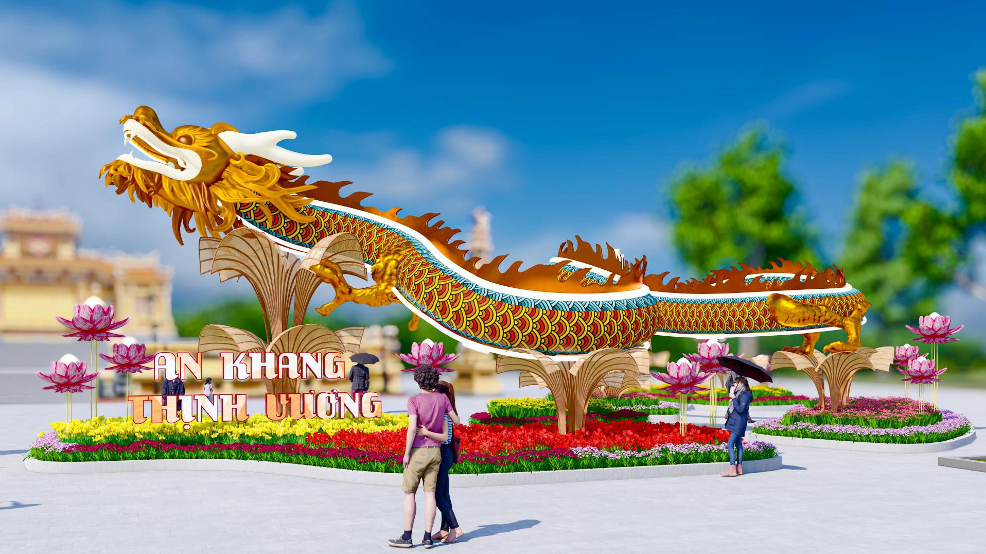 Biểu tượng Rồng Vàng Huế trong văn hóa