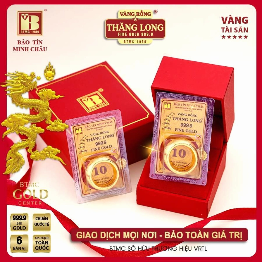 Biểu tượng vàng miếng Bảo Tín Minh Châu