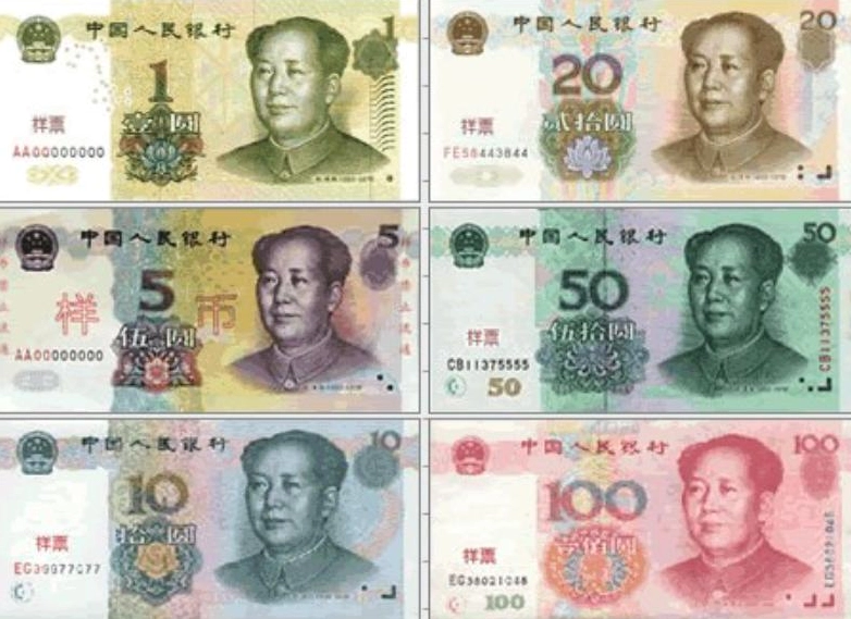 Các mệnh giá và ký hiệu tiền Trung Quốc