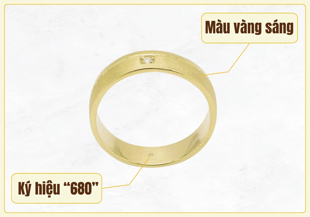Cách nhận biết vàng 680