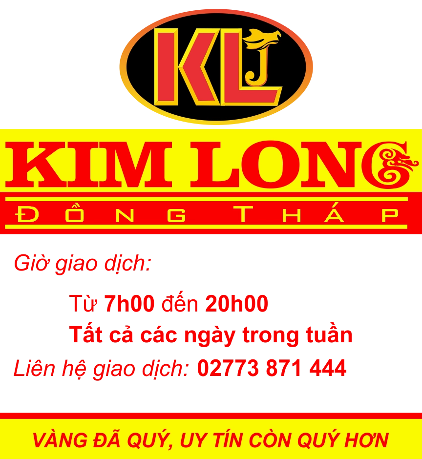 Cập nhật giá vàng tại Đồng Tháp