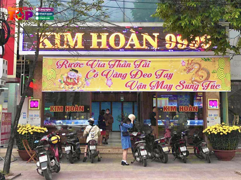 Cửa hàng vàng kim hoàn tại Đồng Hới