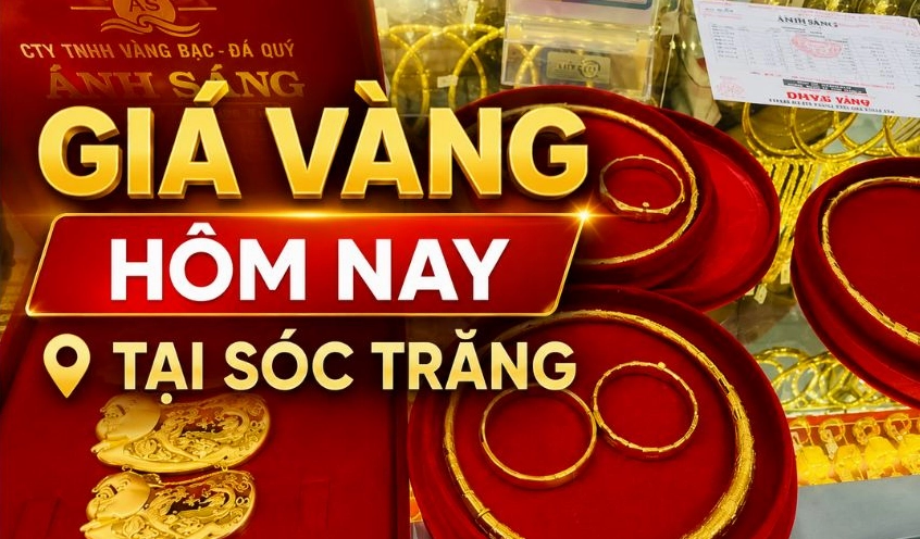 Giá vàng hôm nay tại Sóc Trăng