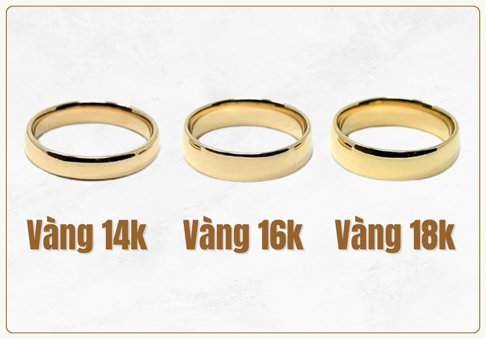 Điểm nổi bật của vàng 16k