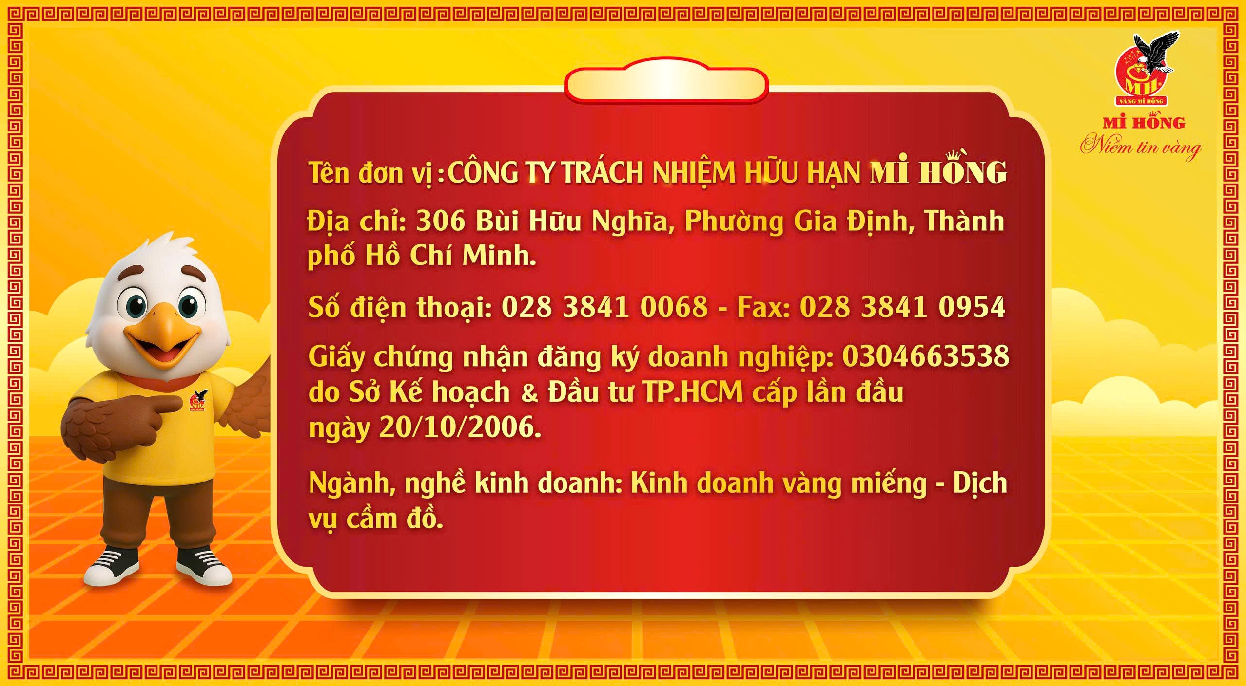 Logo và hình ảnh công ty Mi Hồng