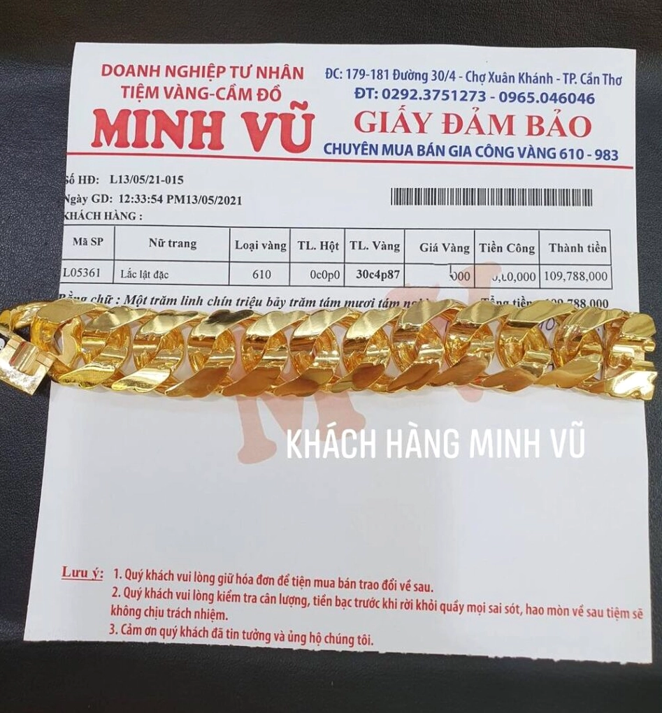 Lưu ý khi mua bán vàng tại tiệm vàng Minh Vũ