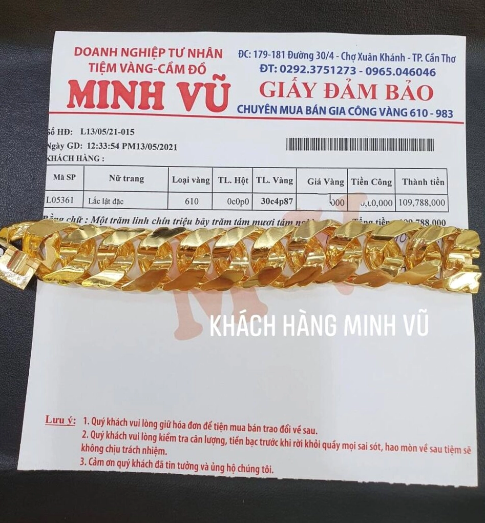 Lưu ý khi mua bán vàng tại tiệm vàng Minh Vũ