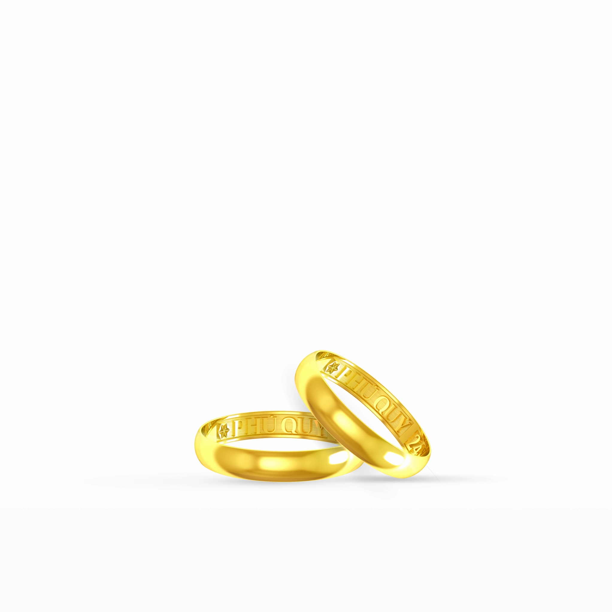Nhẫn trơn vàng 18K sang trọng