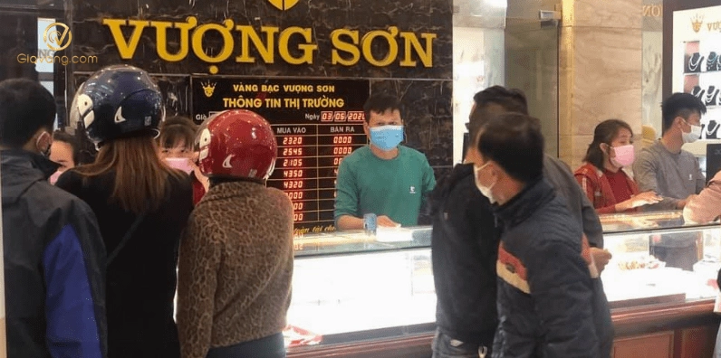 Nơi xem giá vàng Vượng Sơn