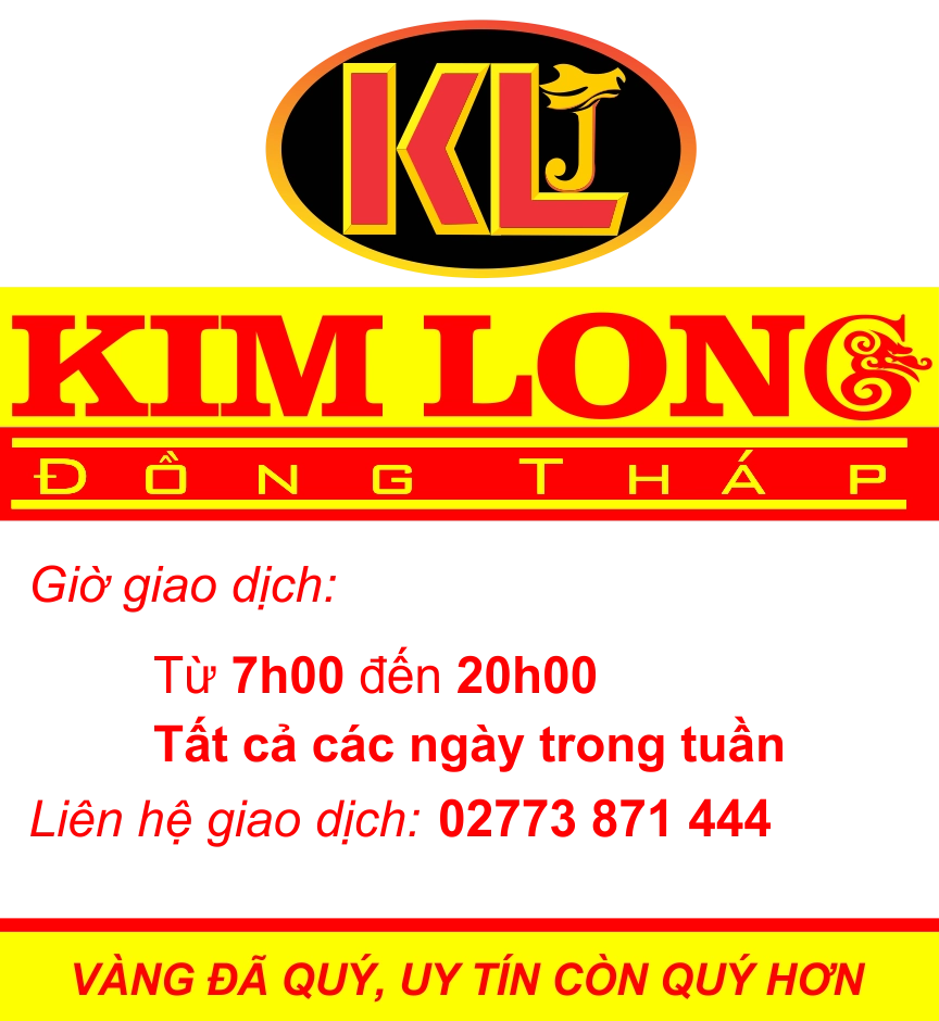 Sản phẩm vàng Kim Long chất lượng cao