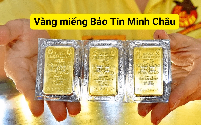 Sản phẩm vàng tại Bảo Tín Minh Châu