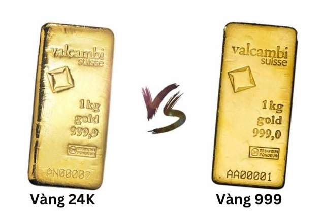 So sánh các loại vàng phổ biến