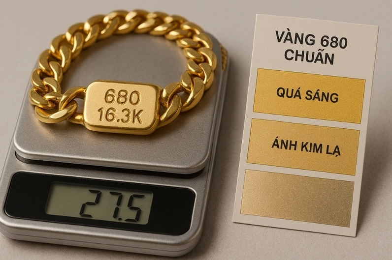 So sánh các loại vàng