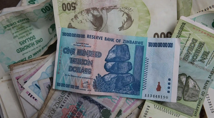 Tờ tiền 100 nghìn tỷ đô la Zimbabwe