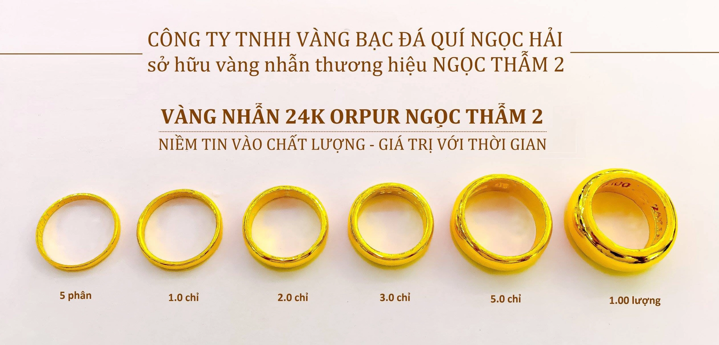 Trang sức vàng 24k tại Ngọc Thẩm