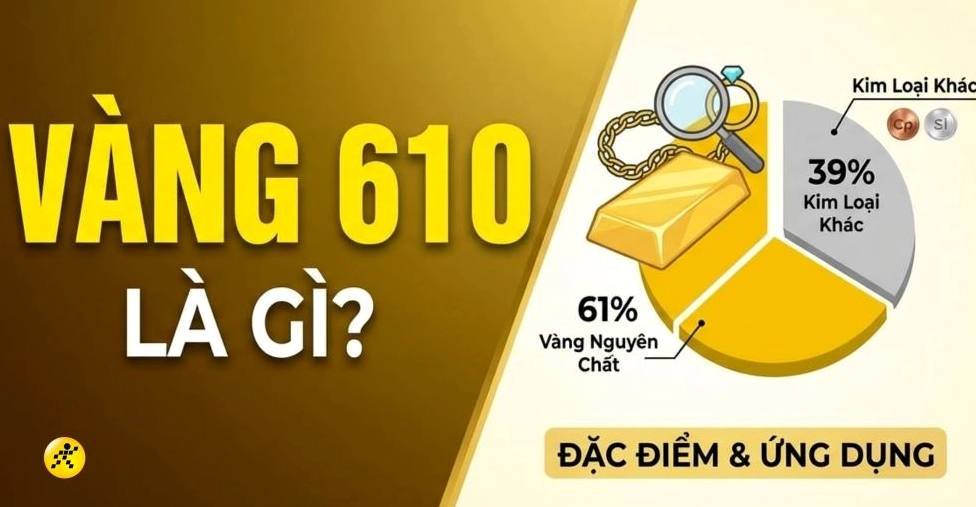 Vàng 610 là gì?