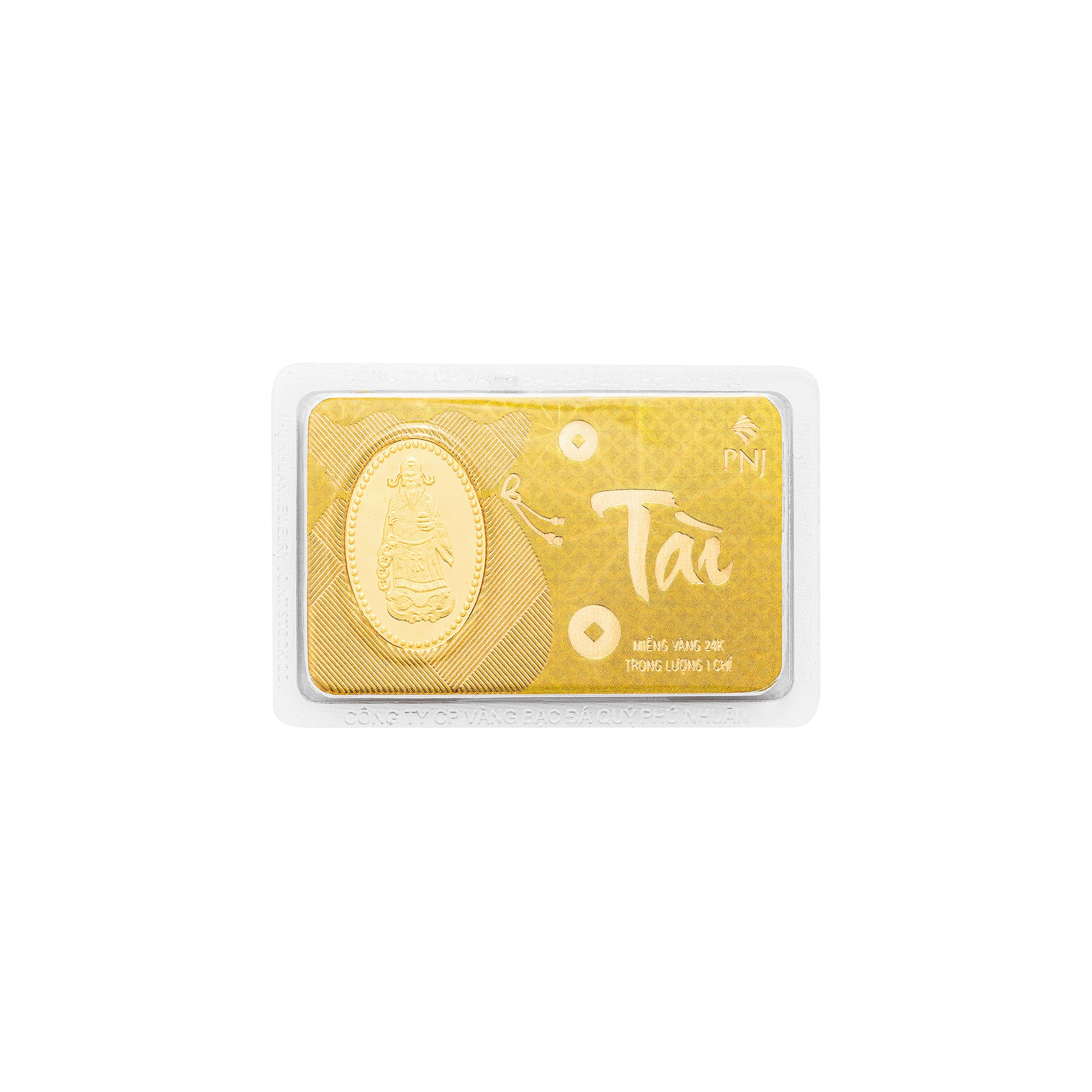 Vàng miếng PNJ 1 chỉ 24K - Ông Tài 2021
